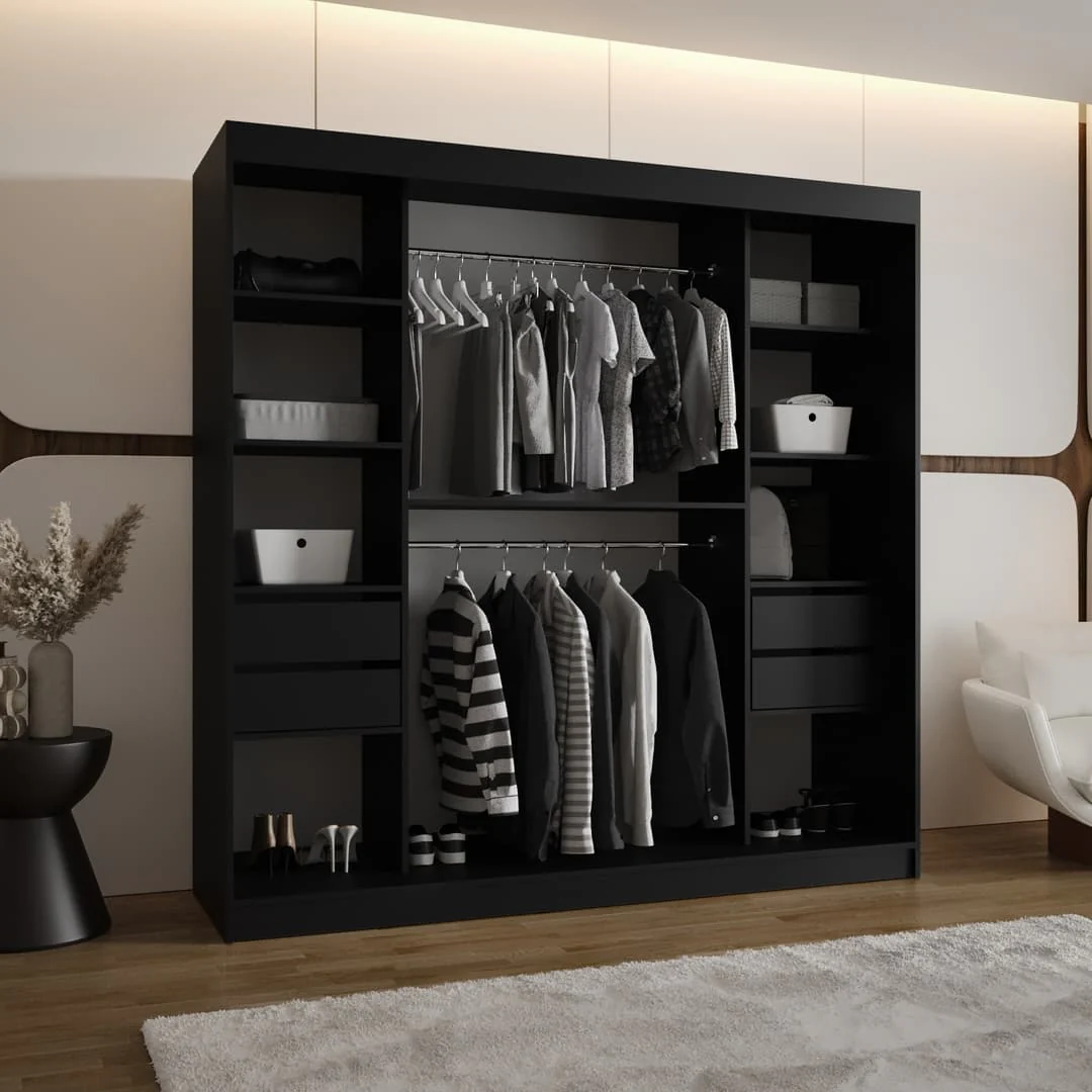 Lucy Sliding Door Wardrobe 200cm - Image 8