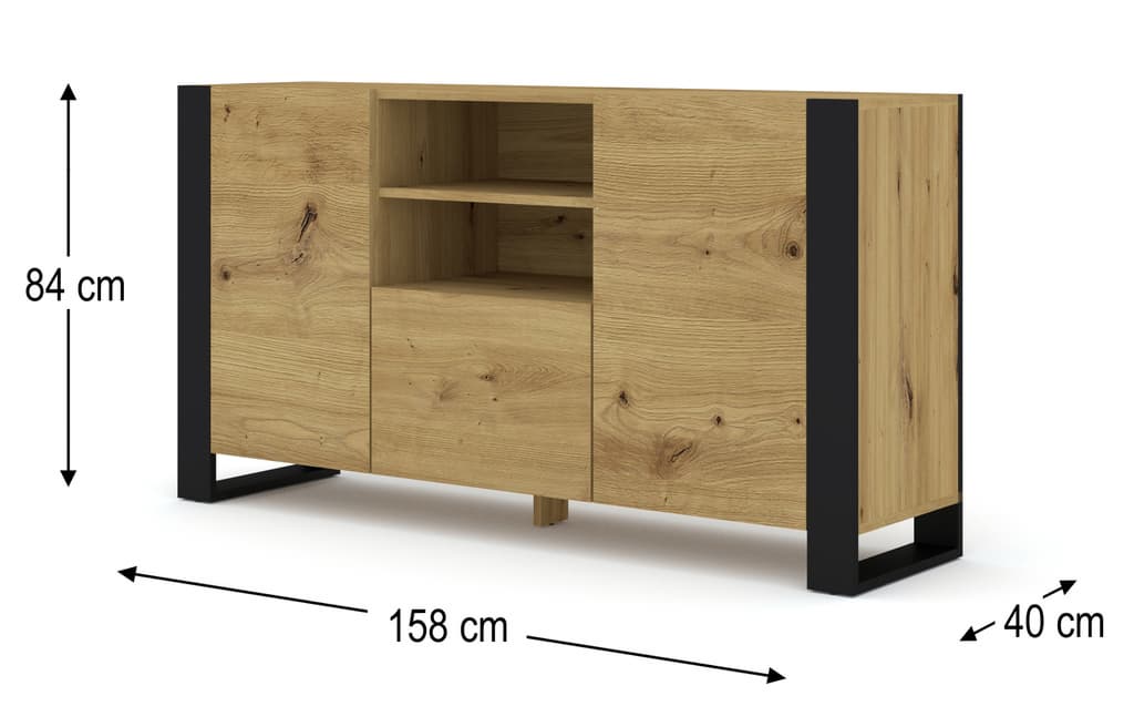 Mondi Sideboard Cabinet 158cm - Image 3