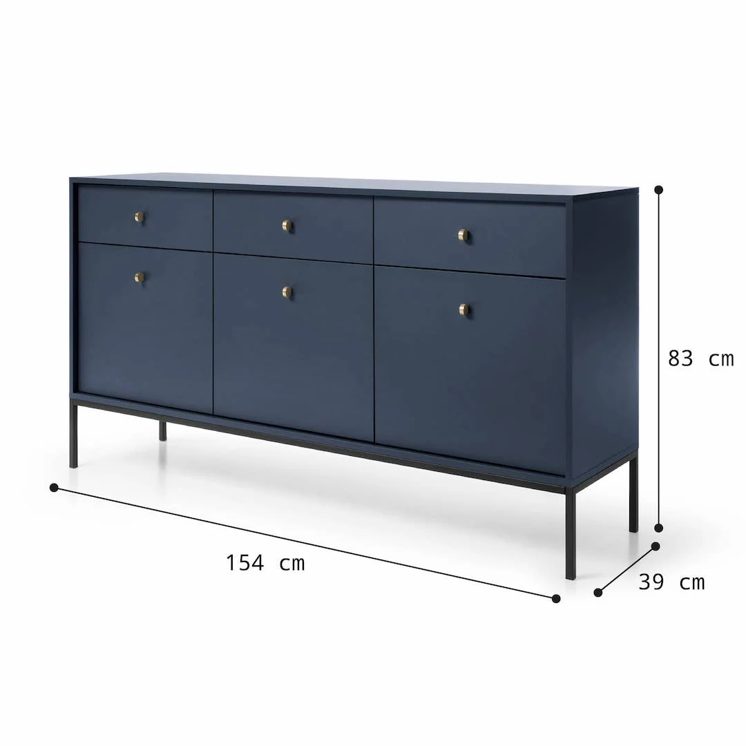 Mono Large Sideboard Cabinet 154cm - Image 6