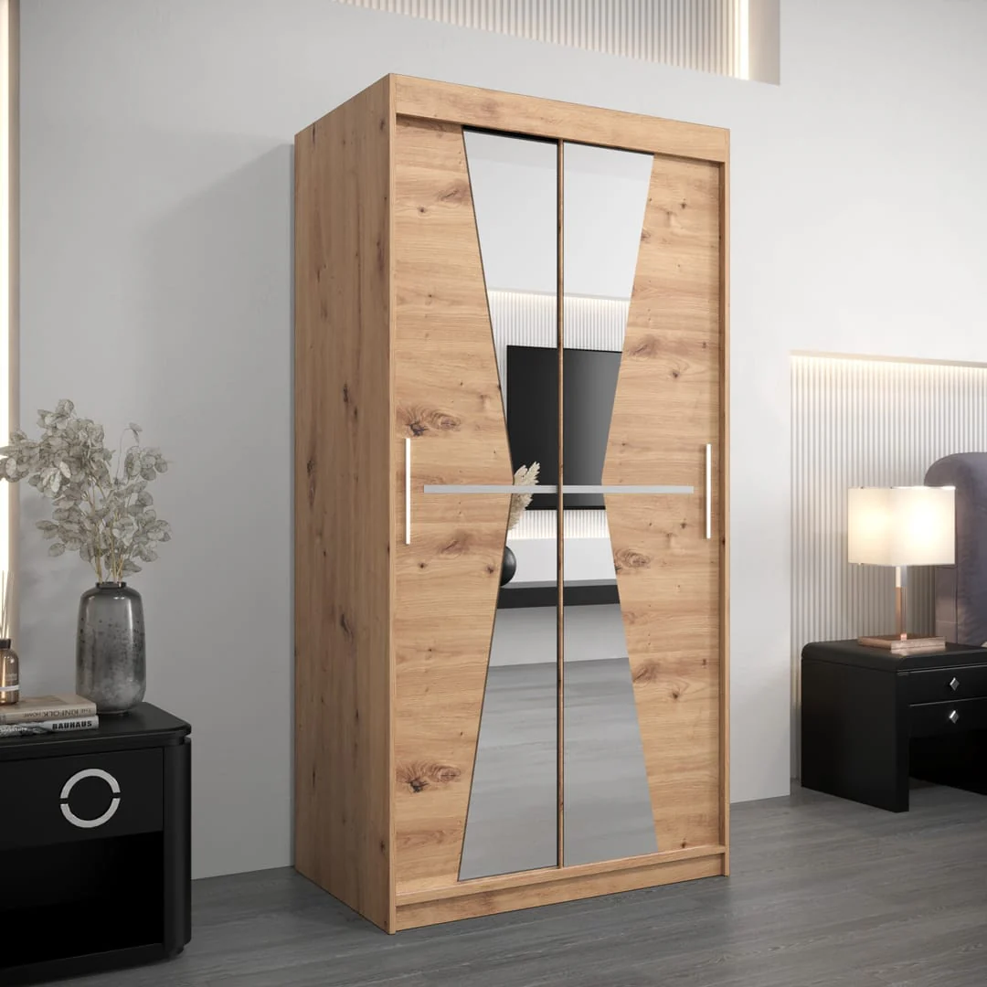 Morocco Sliding Door Wardrobe 100cm - Image 5