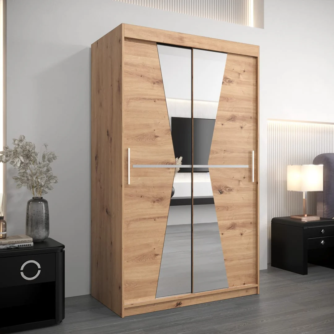 Morocco Sliding Door Wardrobe 120cm - Image 5
