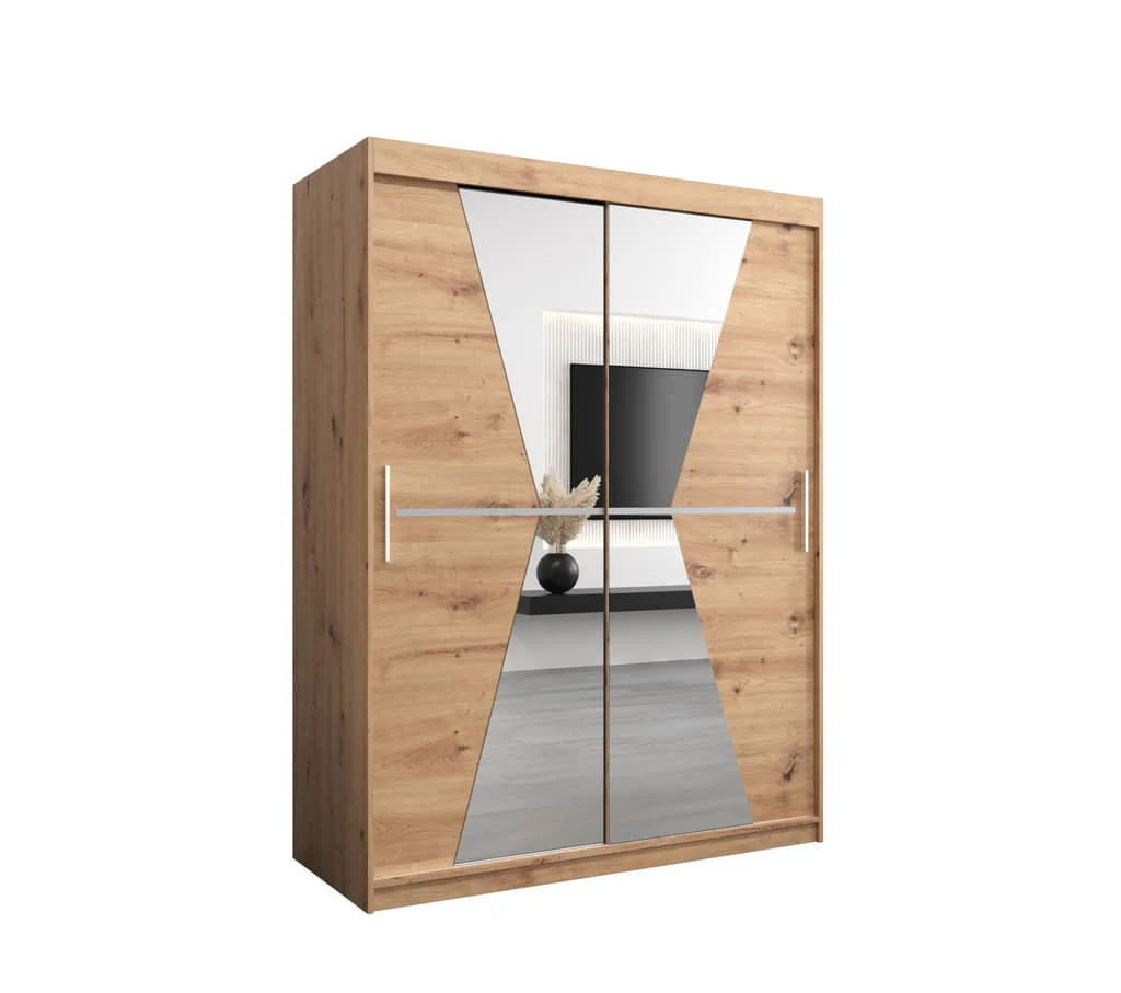 Morocco Sliding Door Wardrobe 150cm - Image 6