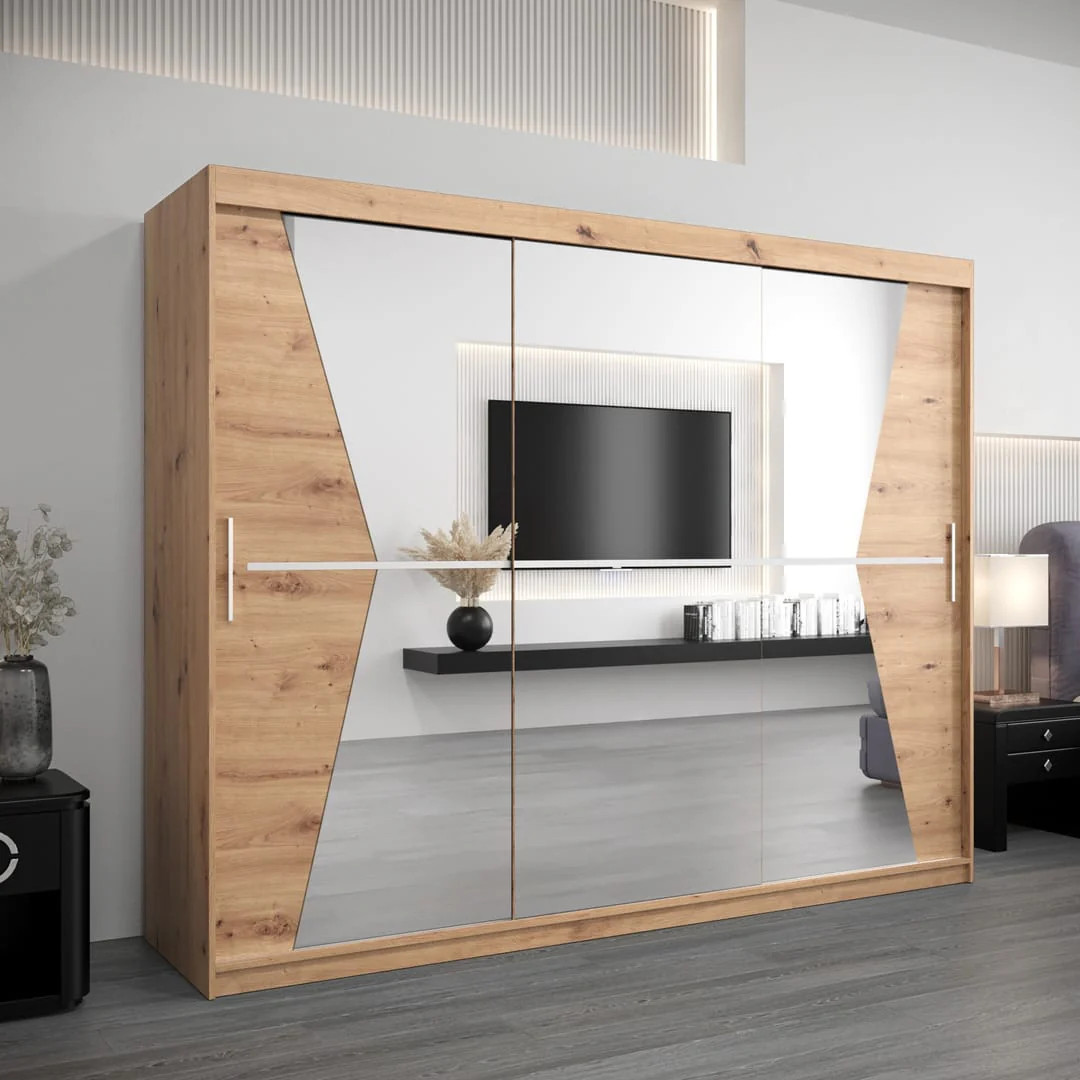 Morocco Sliding Door Wardrobe 250cm - Image 5