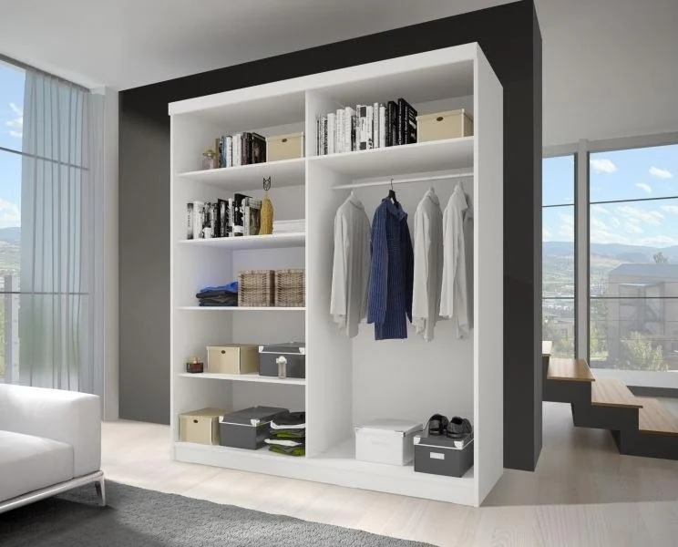 Multi 32 Sliding Door Wardrobe 183cm - Image 5
