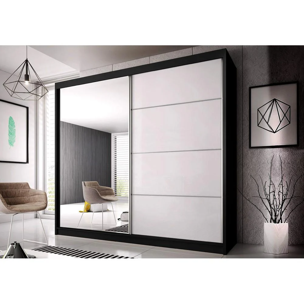 Multi 35 Sliding Door Wardrobe 203cm - Image 3