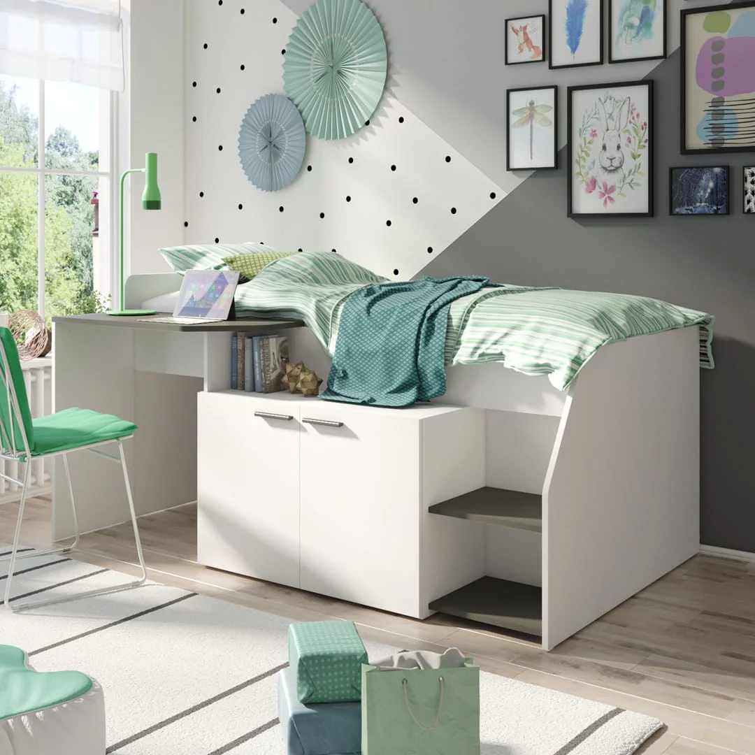 Multi 38 Cabin Bed With Desk