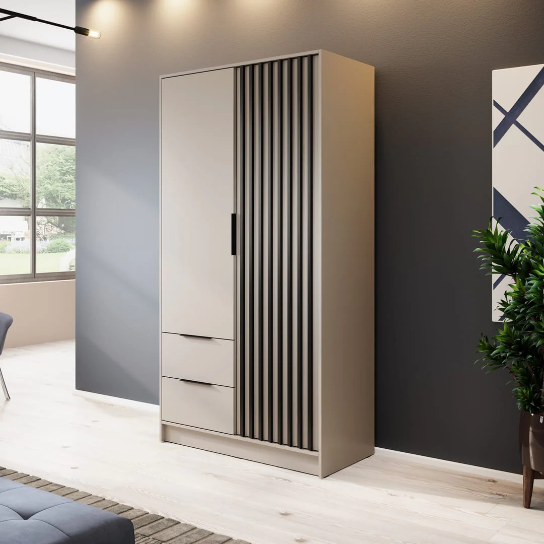 Nelly Hinged Door Wardrobe 105cm