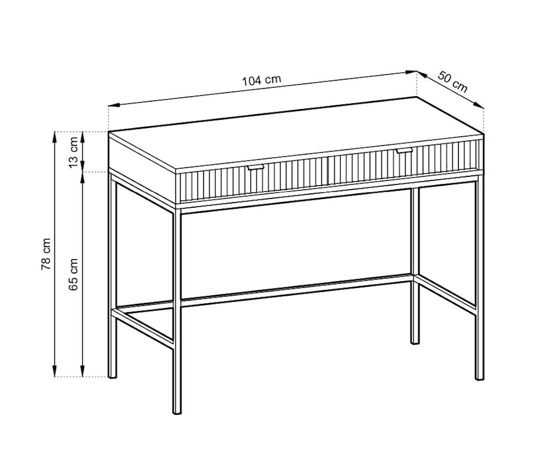 Nova Desk 104cm - Image 29