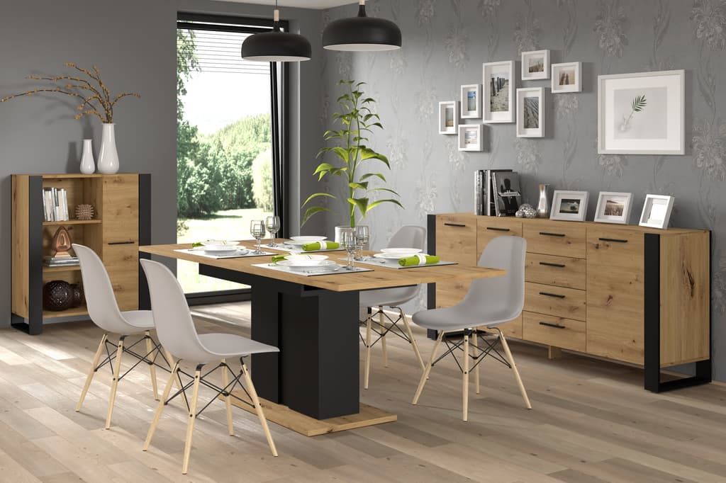 Nuka Extending Dining Table 140cm - Image 3