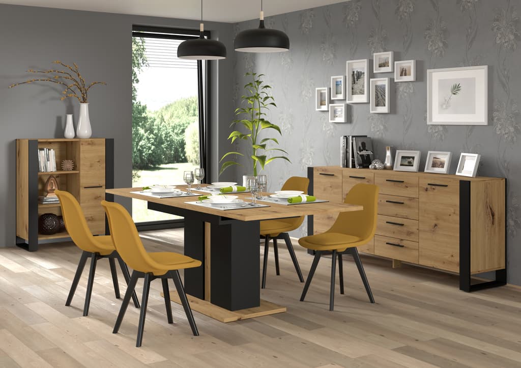 Nuka Extending Dining Table 140cm - Image 4