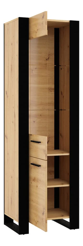 Nuka Tall Display Cabinet 58cm - Image 2