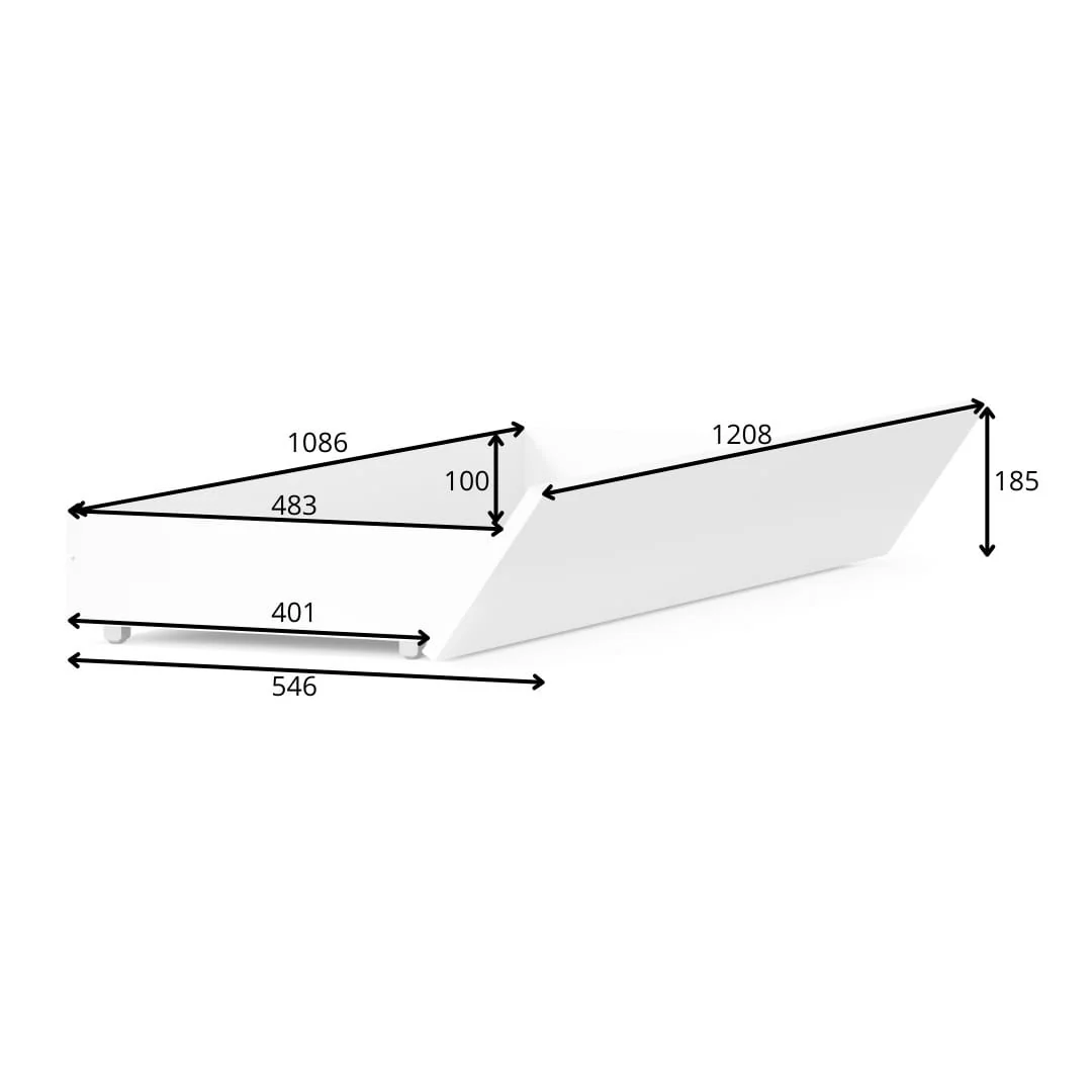 Optional Drawers Florencja Bed Frame [Set Of Two] - Image 3