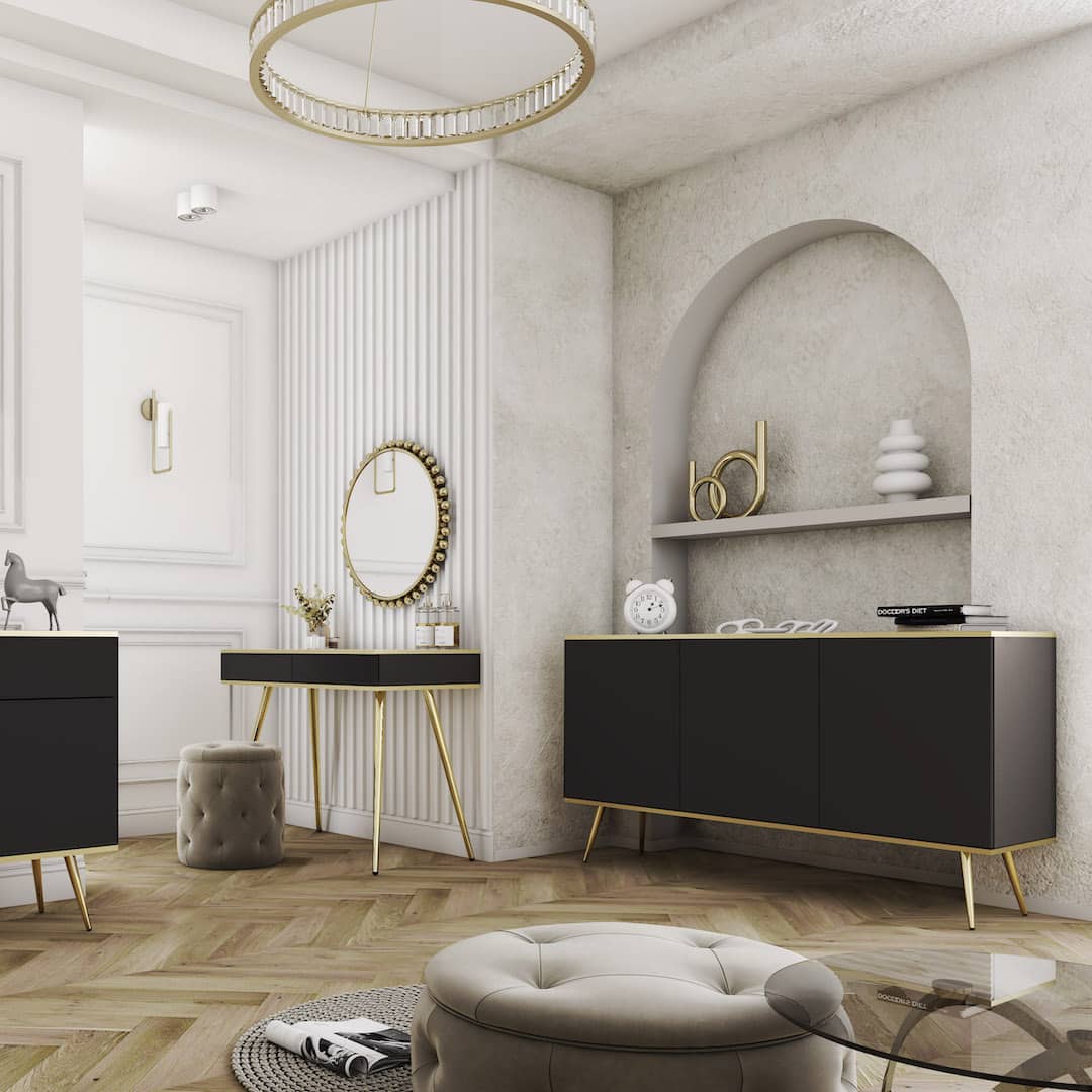 Oro Sideboard Cabinet 160cm - Image 9