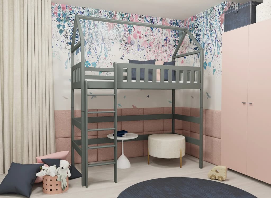 Otylia Wooden Loft Bed - Image 6