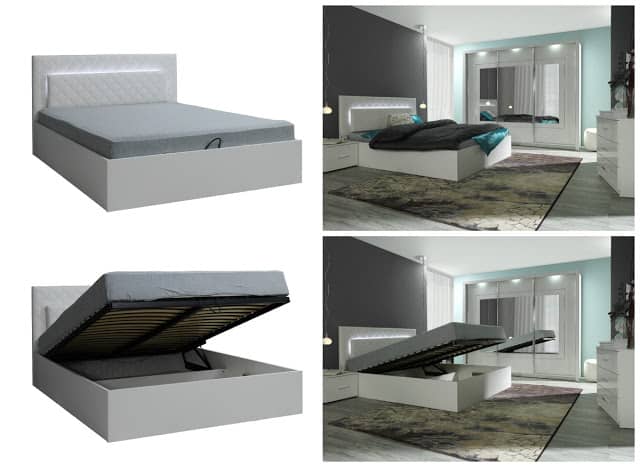 Panarea 82 Ottoman Bed 180cm - Image 3