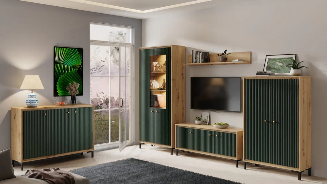 Parii Highboard Cabinet 89cm - Image 4