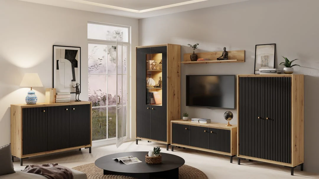 Parii Hinged Door Wardrobe 89cm - Image 10
