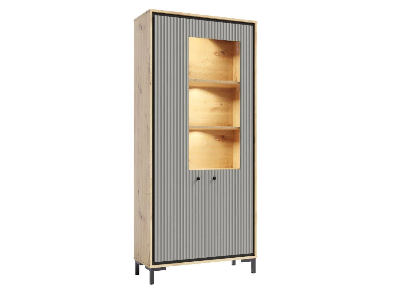 Parii Tall Display Cabinet 89cm - Image 5