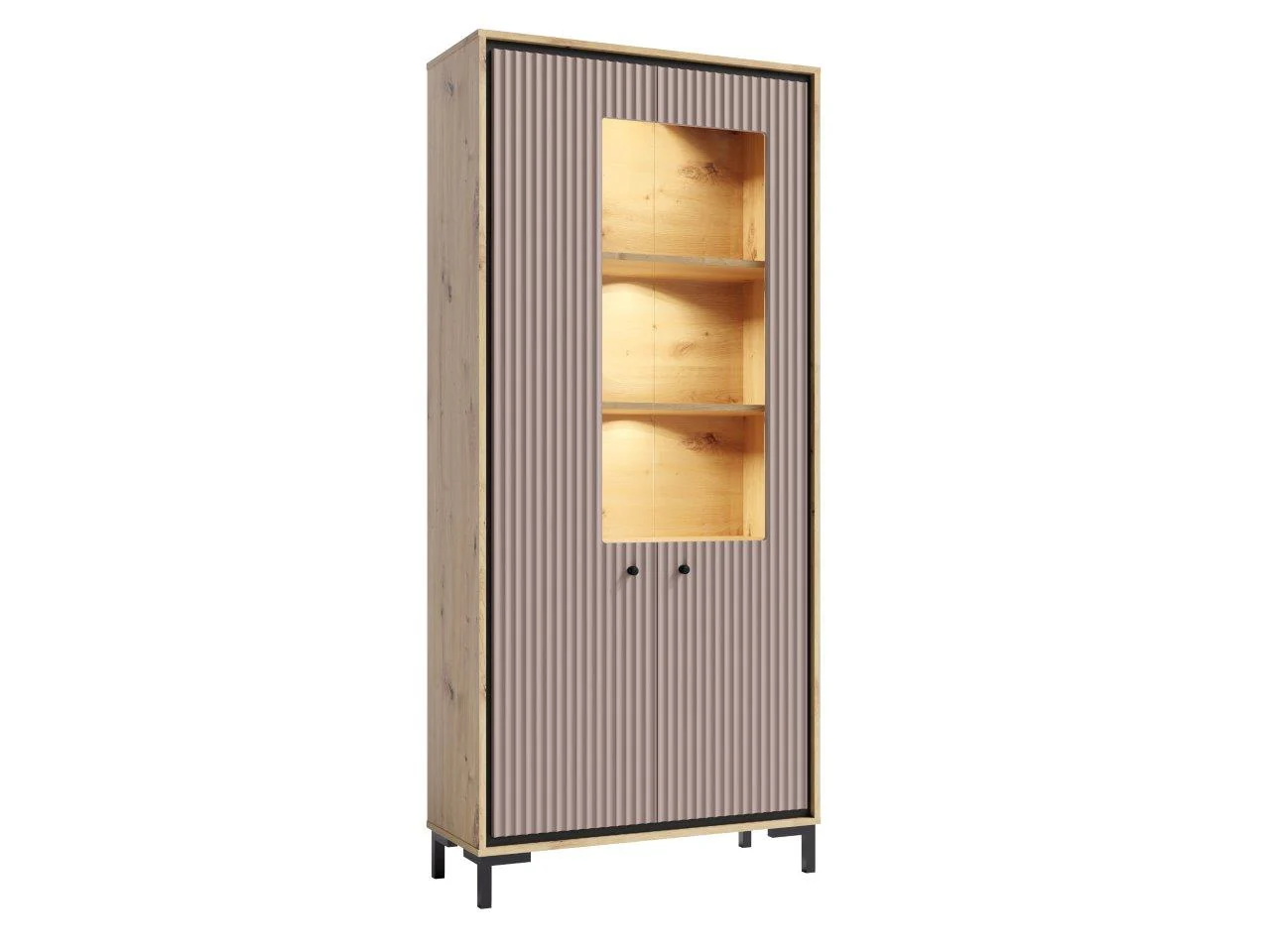 Parii Tall Display Cabinet 89cm - Image 9