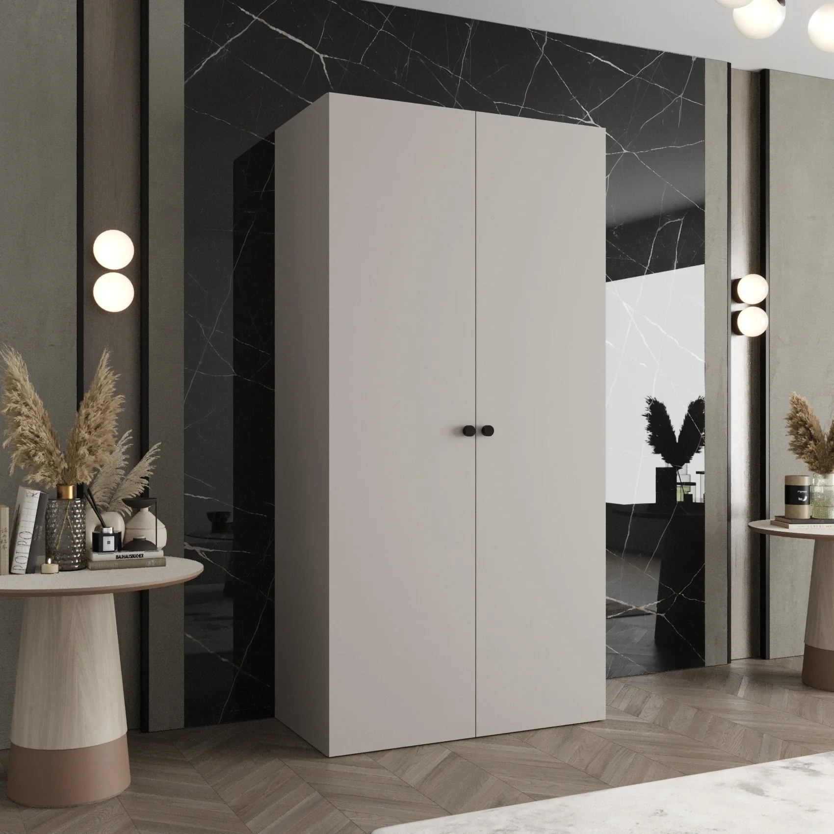 Parma I Hinged Door Wardrobe 100cm