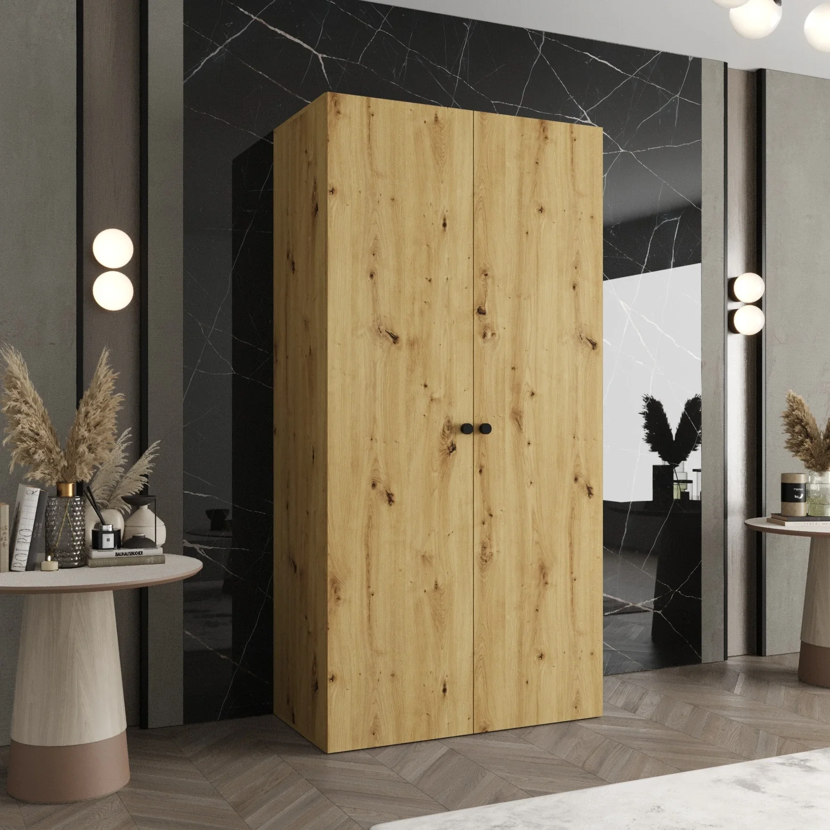 Parma I Hinged Door Wardrobe 100cm - Image 10