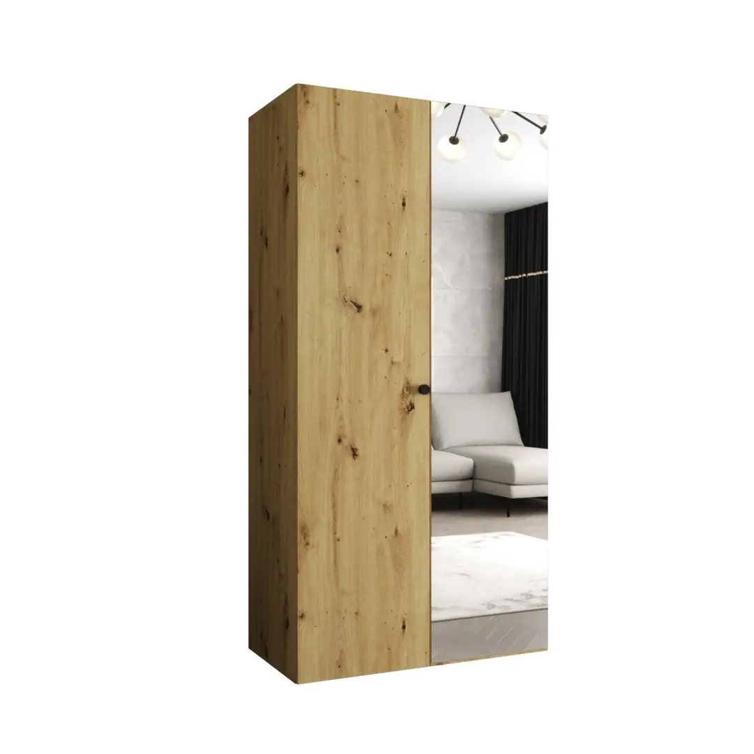 Parma II Hinged Door Wardrobe 100cm - Image 2