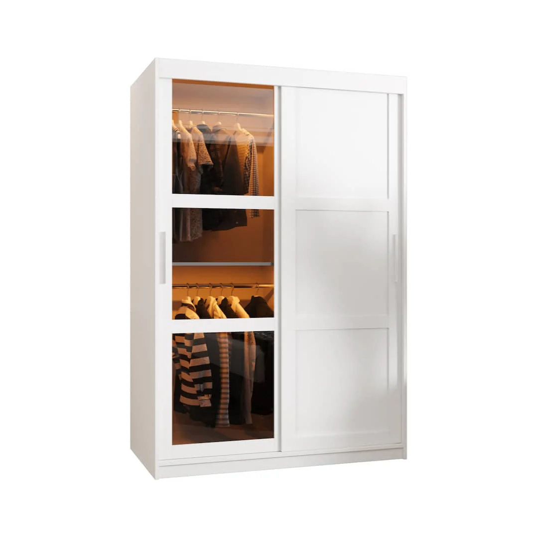 Parma III Sliding Door Wardrobe 120cm - Image 10