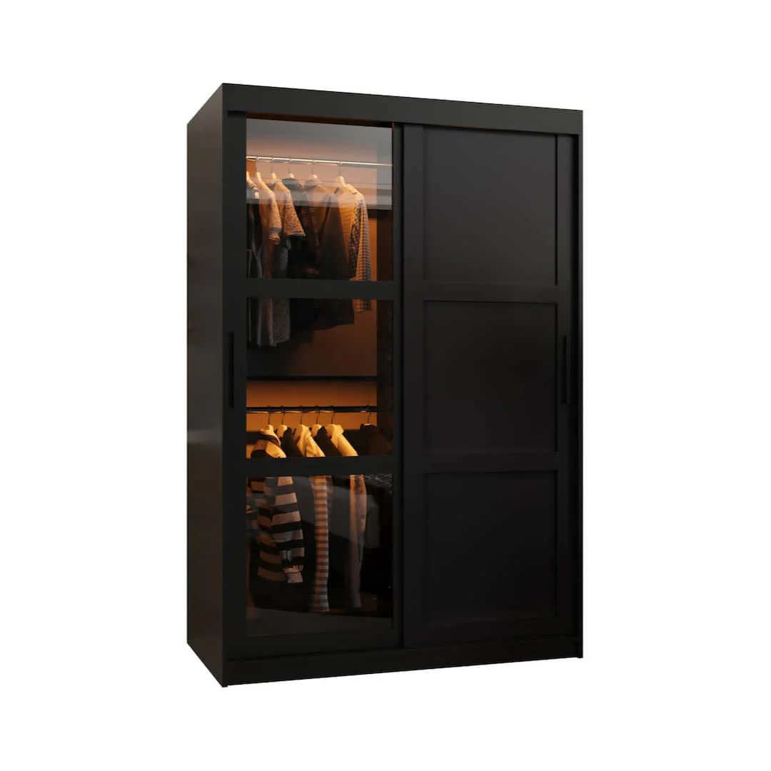 Parma III Sliding Door Wardrobe 120cm - Image 3
