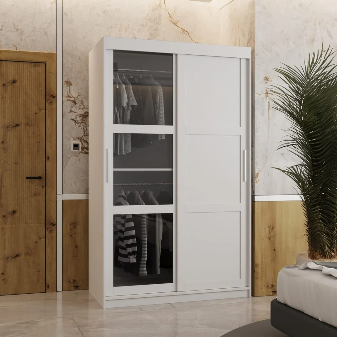Parma III Sliding Door Wardrobe 120cm - Image 8