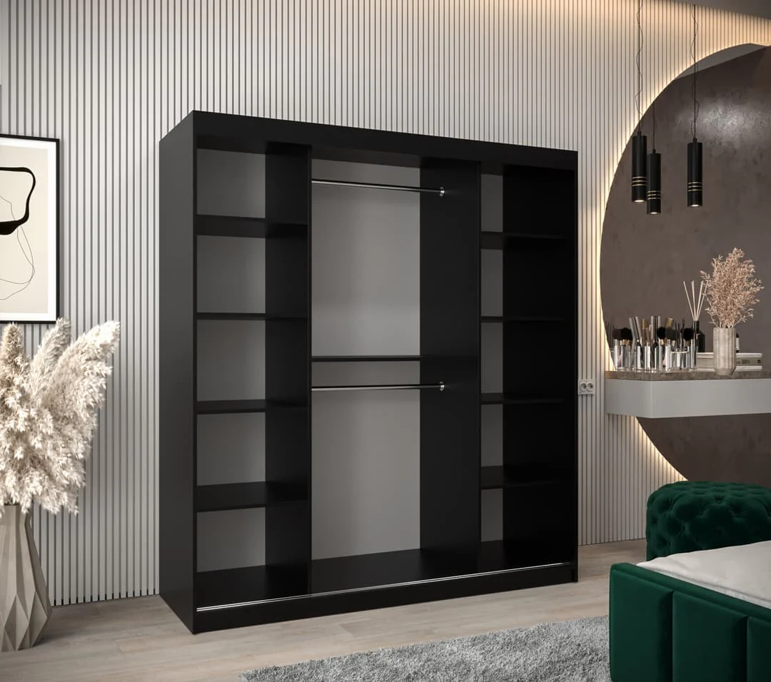 Parma III Sliding Door Wardrobe 180cm - Image 5
