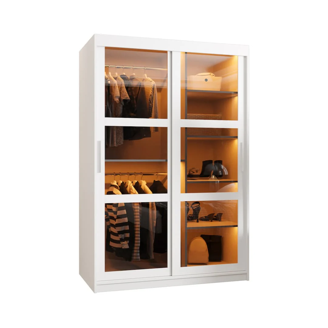 Parma Sliding Door Wardrobe 120cm - Image 2