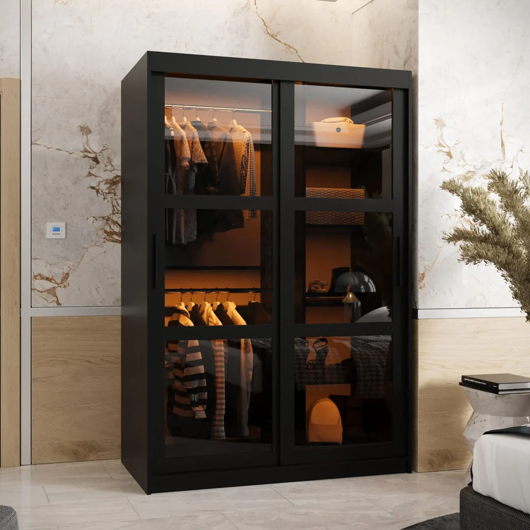 Parma Sliding Door Wardrobe 120cm - Image 5