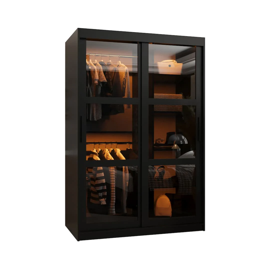 Parma Sliding Door Wardrobe 120cm - Image 6