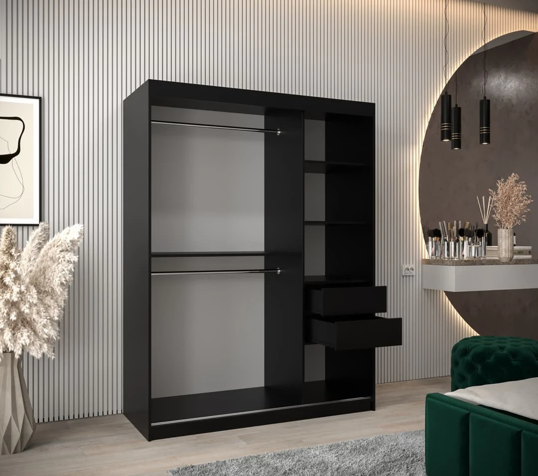 Parma Sliding Door Wardrobe 150cm - Image 8