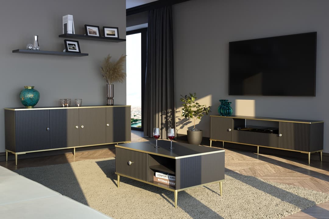 Petra Sideboard Cabinet 182cm - Image 10