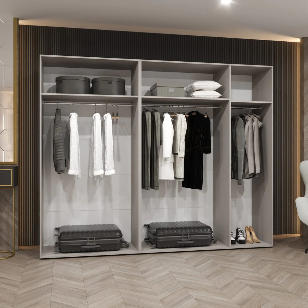 Piano I Hinged Door Wardrobe 250cm - Image 4