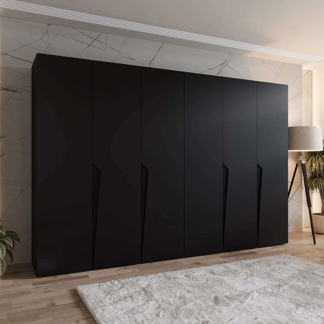 Piano I Hinged Door Wardrobe 300cm - Image 10