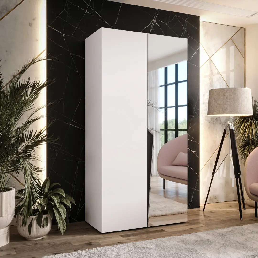 Piano II Hinged Door Wardrobe 100cm - Image 8