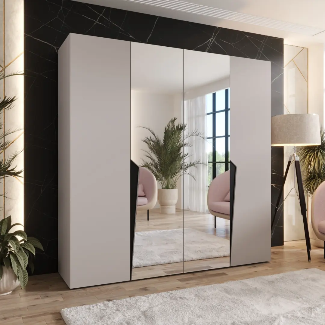 Piano II Hinged Door Wardrobe 200cm - Image 3