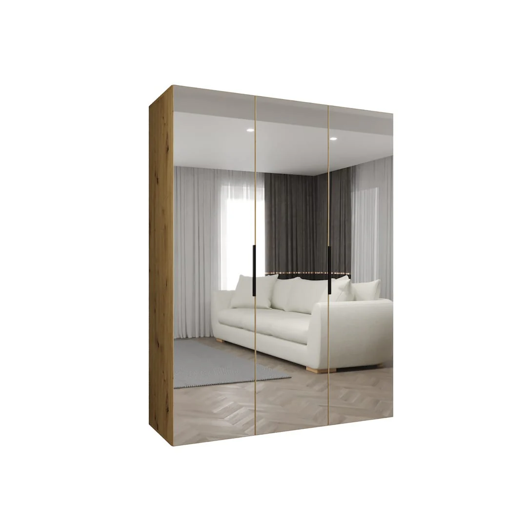 Marbella III Hinged Door Wardrobe 150cm - Image 6
