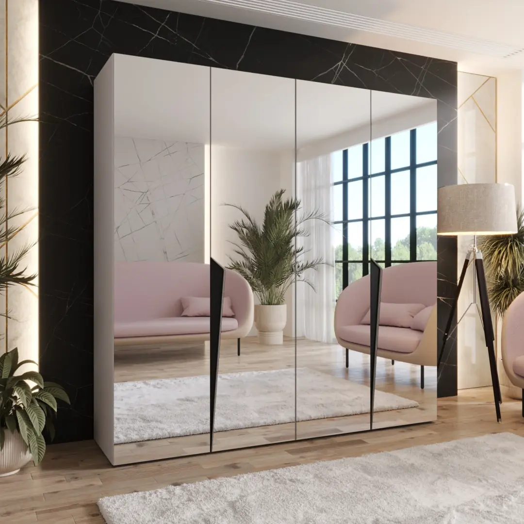 Piano III Hinged Door Wardrobe 200cm - Image 5
