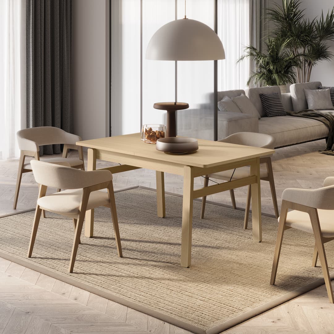 Plot PT-01 Extendable Dining Table 149cm - Image 11