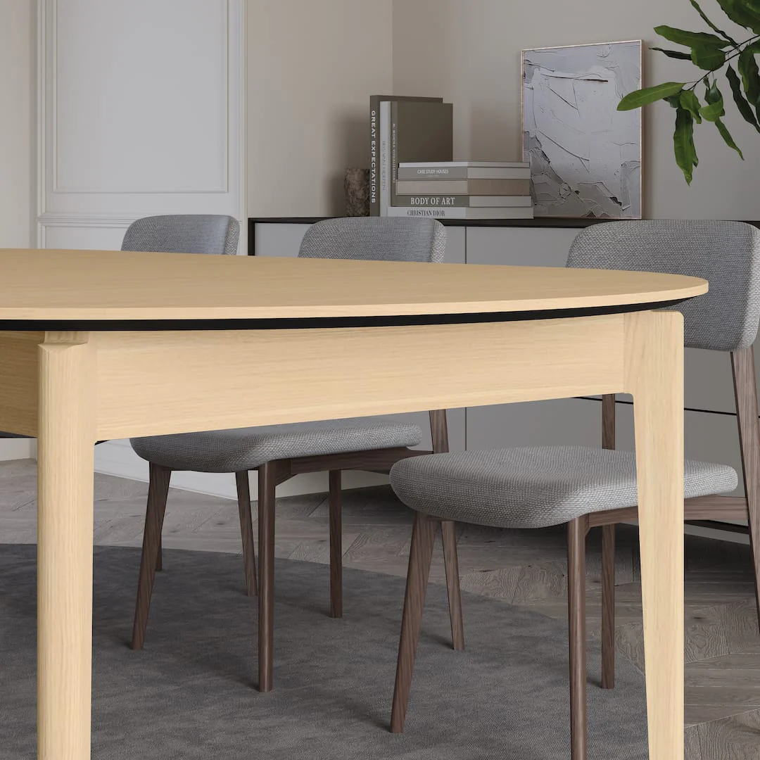 Plot PT-04 Extendable Dining Table 120cm - Image 17