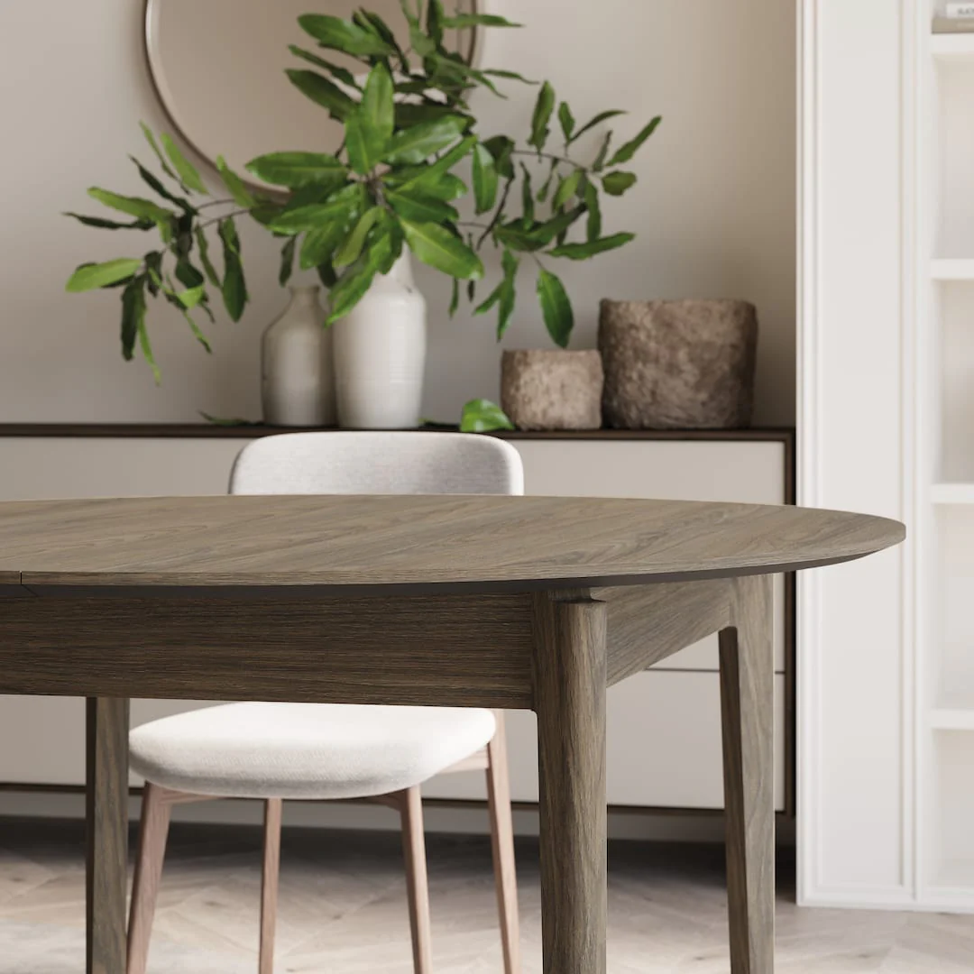 Plot PT-04 Extendable Dining Table 120cm - Image 8