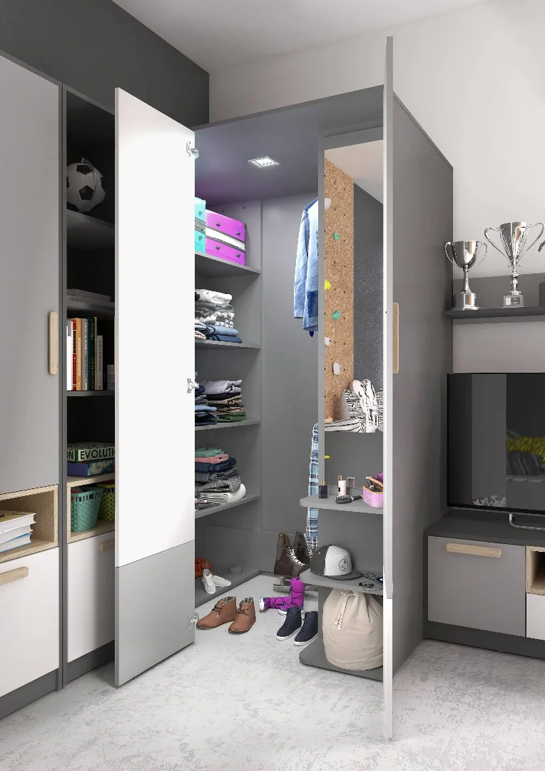 Pok PO-00 Walk-In Wardrobe 130cm - Image 5