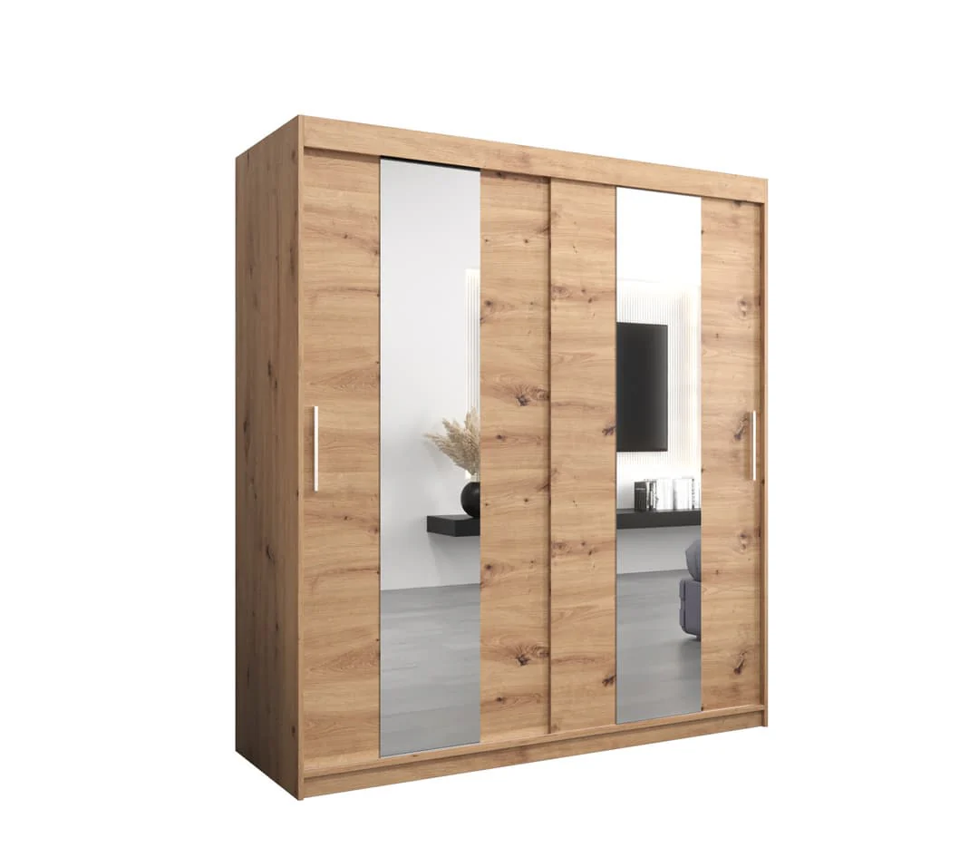 Pole Sliding Door Wardrobe 180cm - Image 11