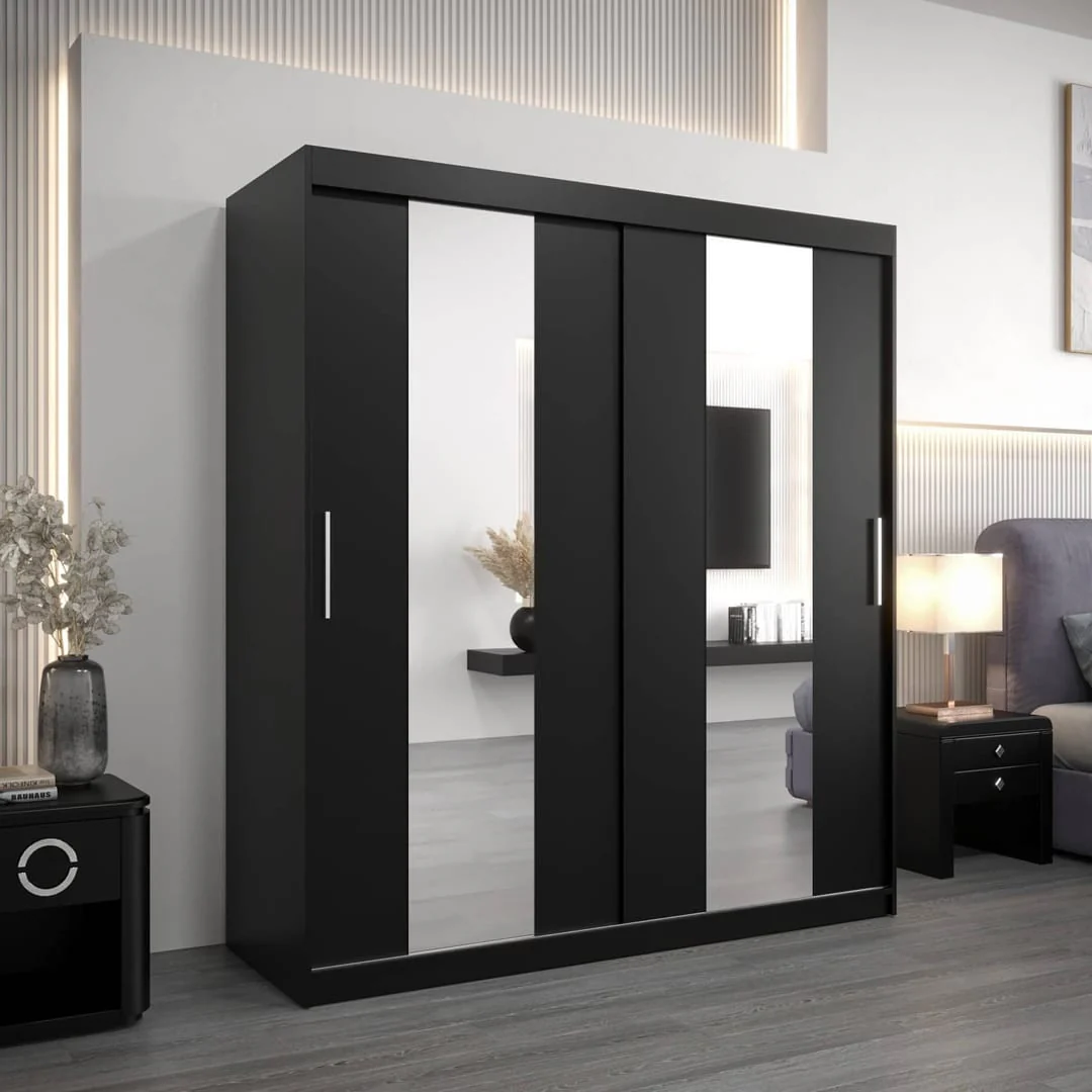 Pole Sliding Door Wardrobe 180cm - Image 14
