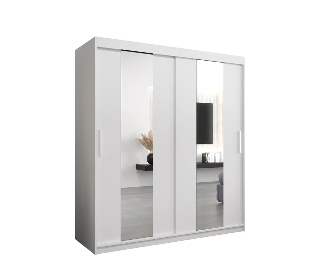 Pole Sliding Door Wardrobe 180cm - Image 7