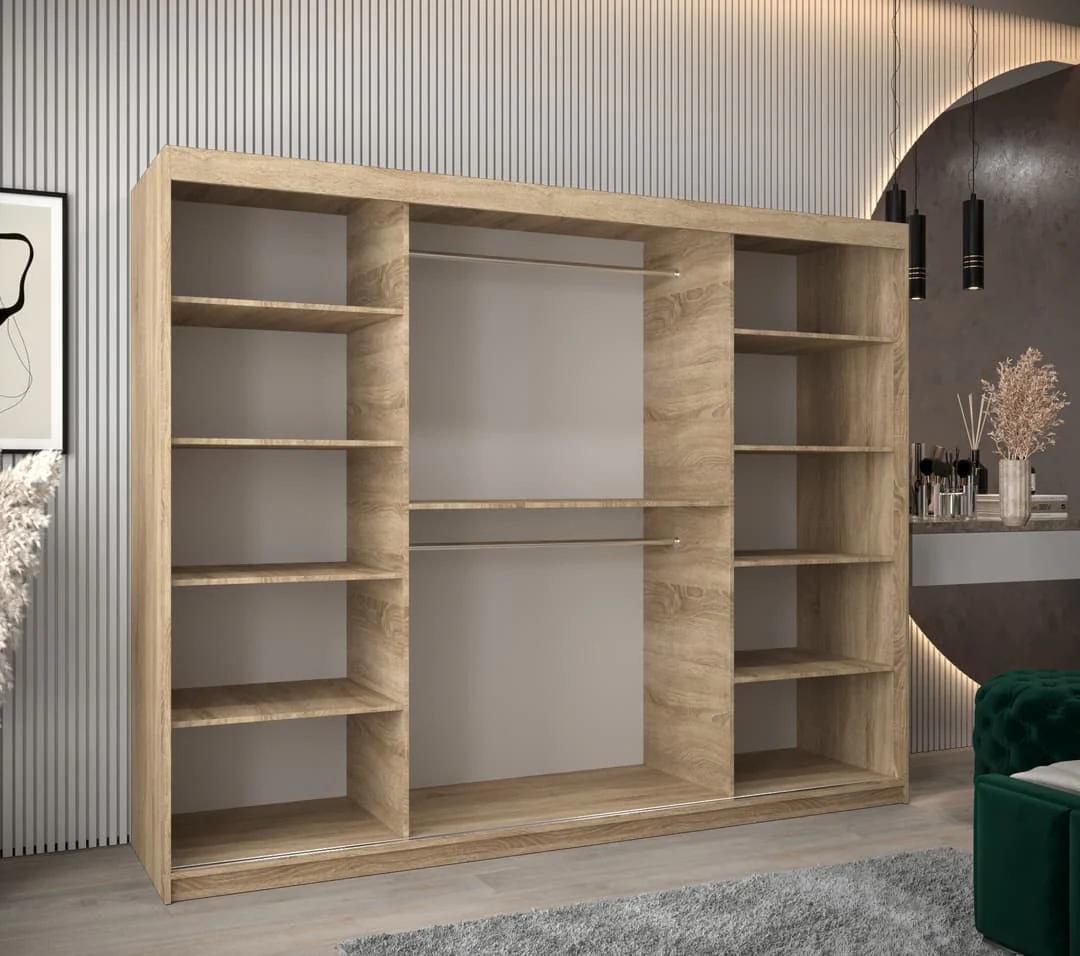 Pole Sliding Door Wardrobe 250cm - Image 15