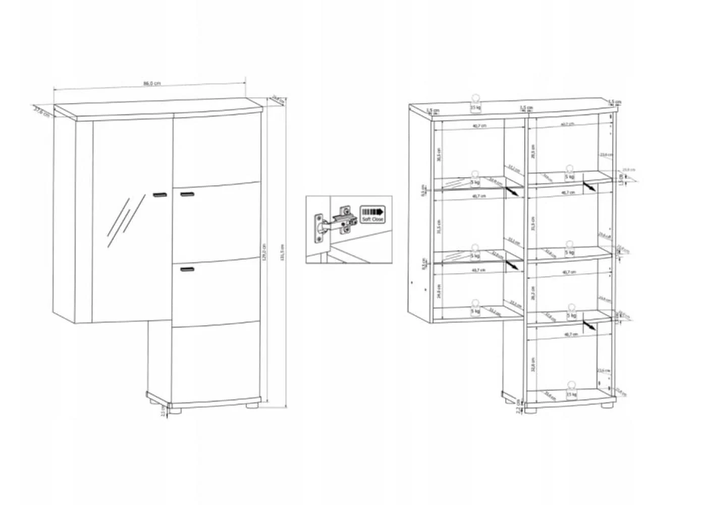 Polo 33 Display Cabinet - Image 2